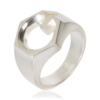 Sterling Silver G Cube Ring