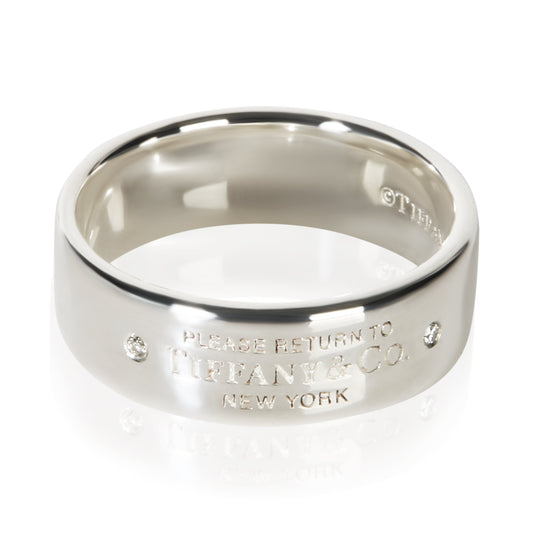 Sterling Silver Diamond Return To Tiffany Ring