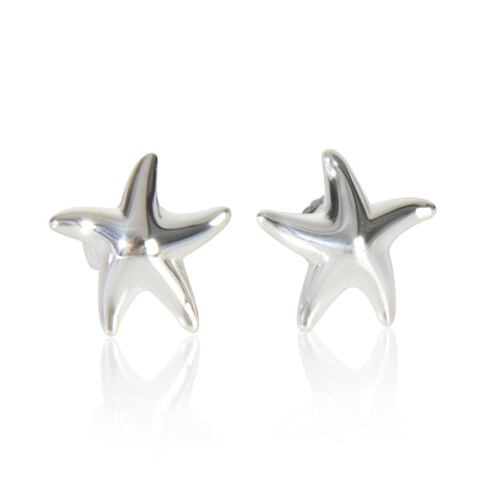 Sterling Silver Elsa Peretti Starfish Earrings