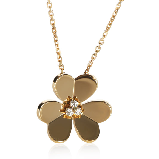 Yellow Gold Diamond Large Model Frivole Pendant