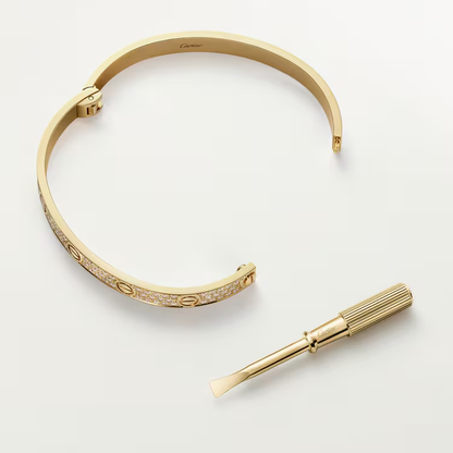 Cartier Love Diamond Bangle fully encrusted with diamonds LOVE bracelet, classic model, paved