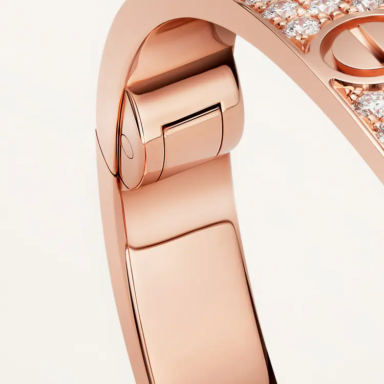 Cartier Love Diamond Bangle fully encrusted with diamonds LOVE bracelet, classic model, paved