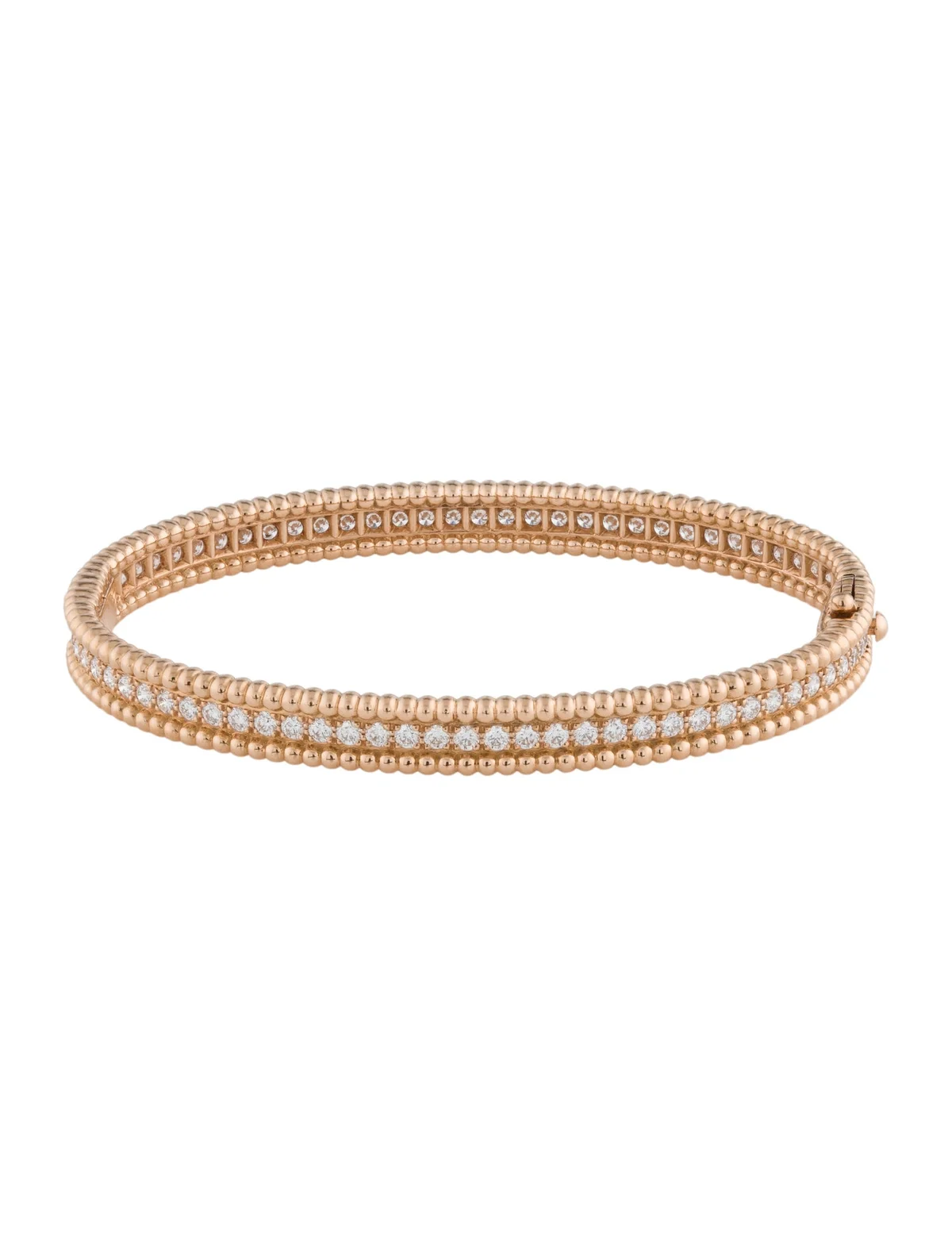 18K White-Yellow Gold Bujukan Diamond Bangle