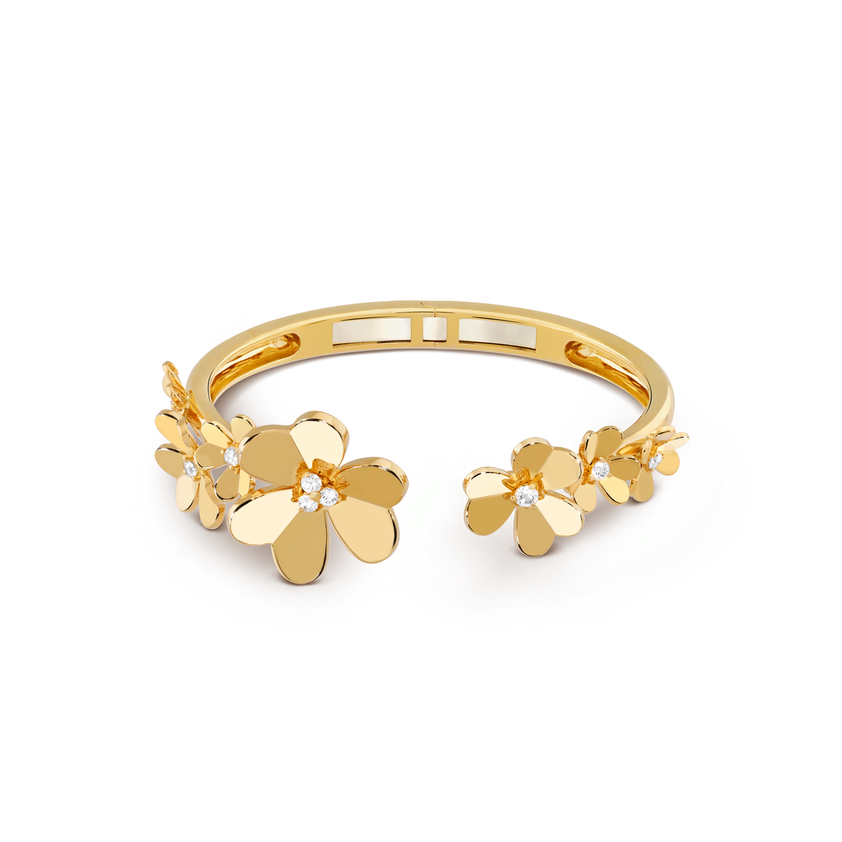 Frivole bracelet, 7 flowers, medium model
