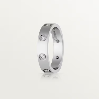 CARTIER - 8 DIAMOND LOVE RING