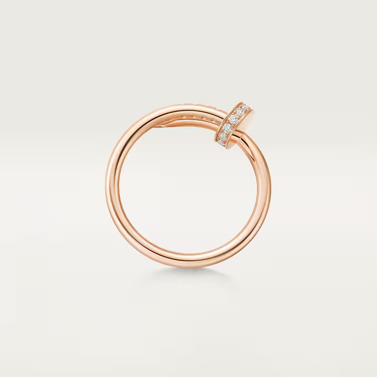 Juste un Clou ring, small model, diamonds