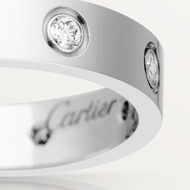 CARTIER - 8 DIAMOND LOVE RING