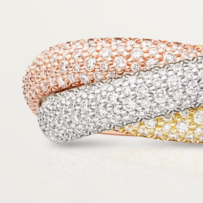 Trinity ring, large model, paved