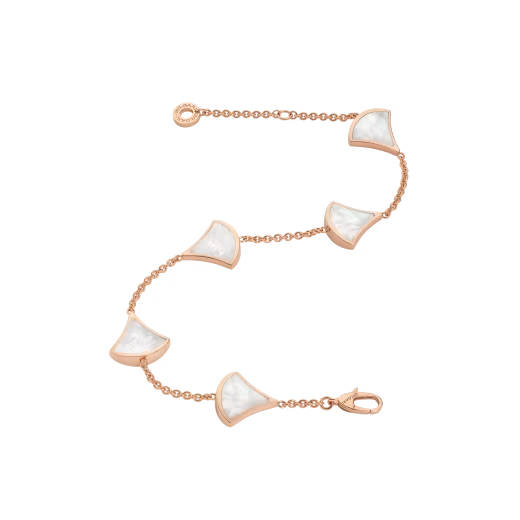 Diva's Dream Mother of Pearl Bracelet in 18kt Rose Gold