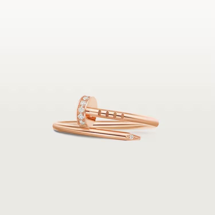 Juste un Clou ring, small model, diamonds