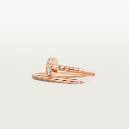 Juste un Clou ring, small model, diamonds