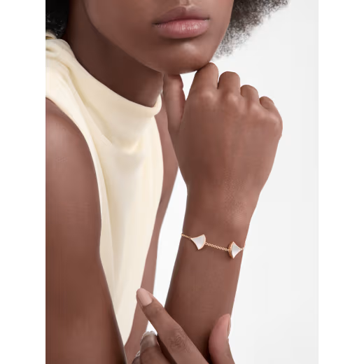 Diva's Dream Mother of Pearl Bracelet in 18kt Rose Gold