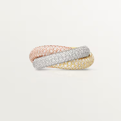 Trinity ring, large model, paved