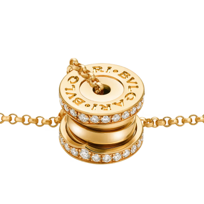 BULGARI  B.zero1 18K Rose Gold & Diamond Pendant Necklace