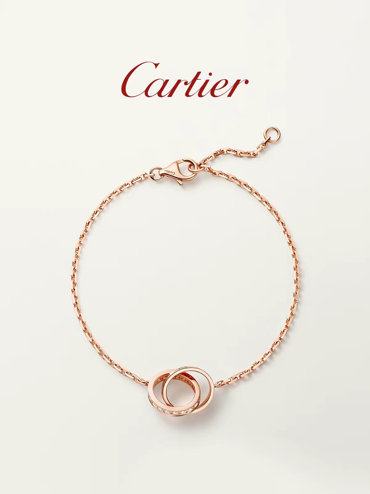 Tiffany & Co. 1837 18K Gold Interlocking Circles Bracelet