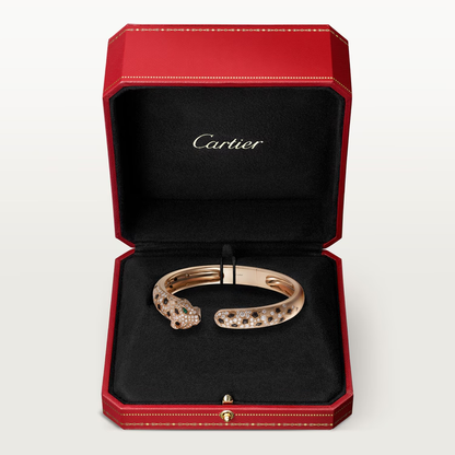 Panthère de Cartier bracelet, medium model, half-paved