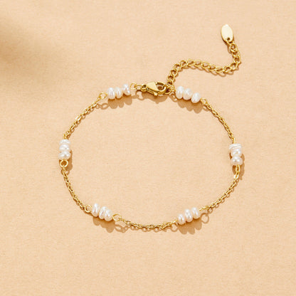 Alena Pearl Anklet