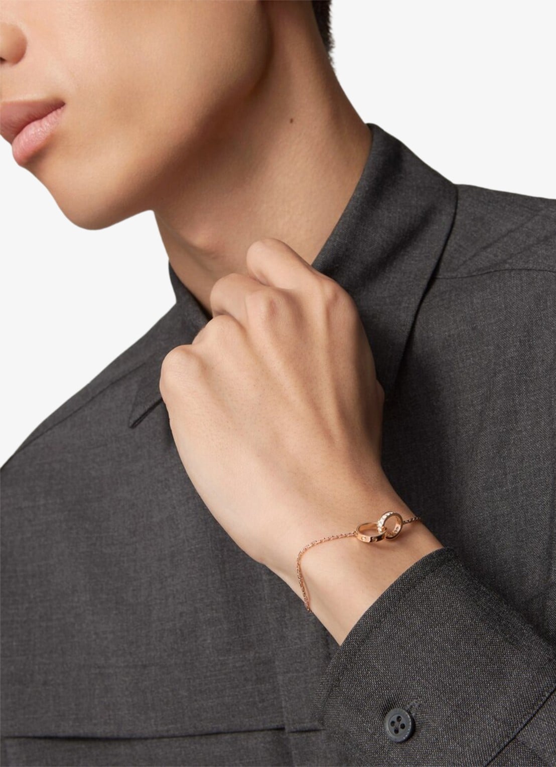 Tiffany & Co. 1837 18K Gold Interlocking Circles Bracelet