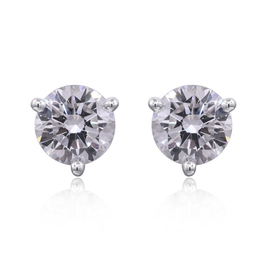 2.06 ctw White Gold Lab-Grown Diamond Earrings