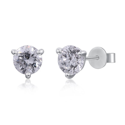 0.52 ctw White Gold Lab-Grown Diamond Earrings