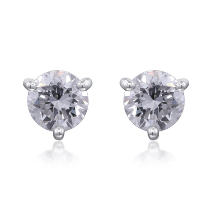 0.52 ctw White Gold Lab-Grown Diamond Earrings