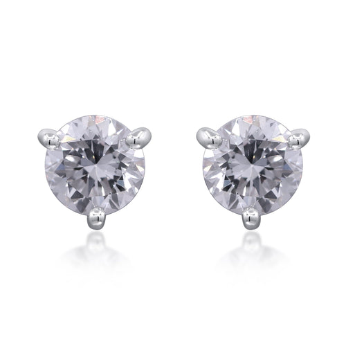 0.52 ctw White Gold Lab-Grown Diamond Earrings