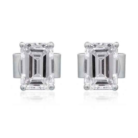 1.03 ctw White Gold Lab-Grown Diamond Earrings