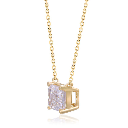 2.12 ctw Yellow Gold Lab-Grown Diamond Necklace