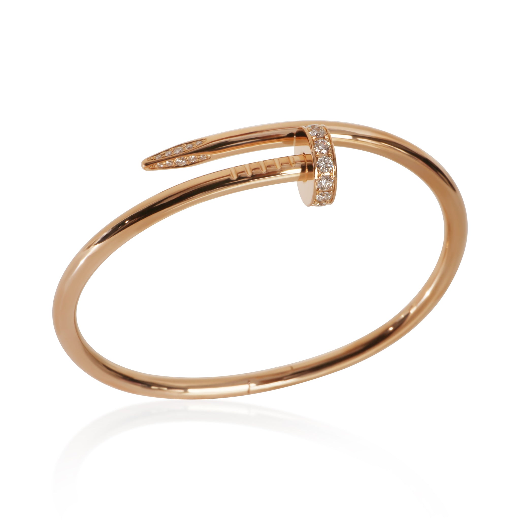 Rose Gold Diamond Juste Un Clou Bracelet