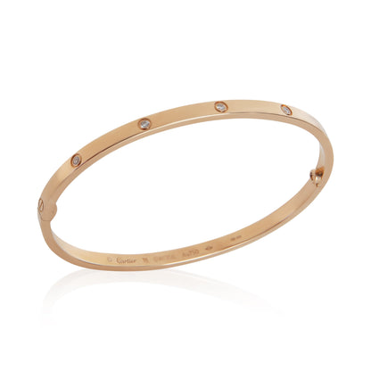 Rose Gold Diamond Small Model Love Bracelet