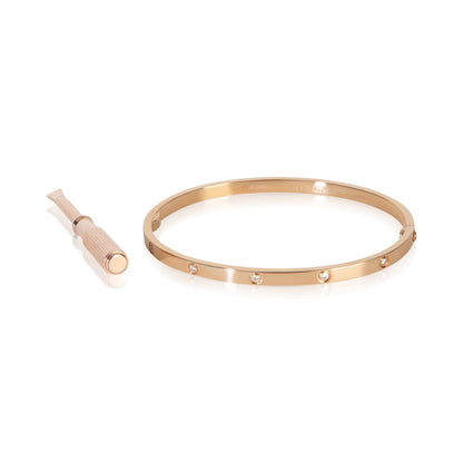 Rose Gold Diamond Small Model Love Bracelet
