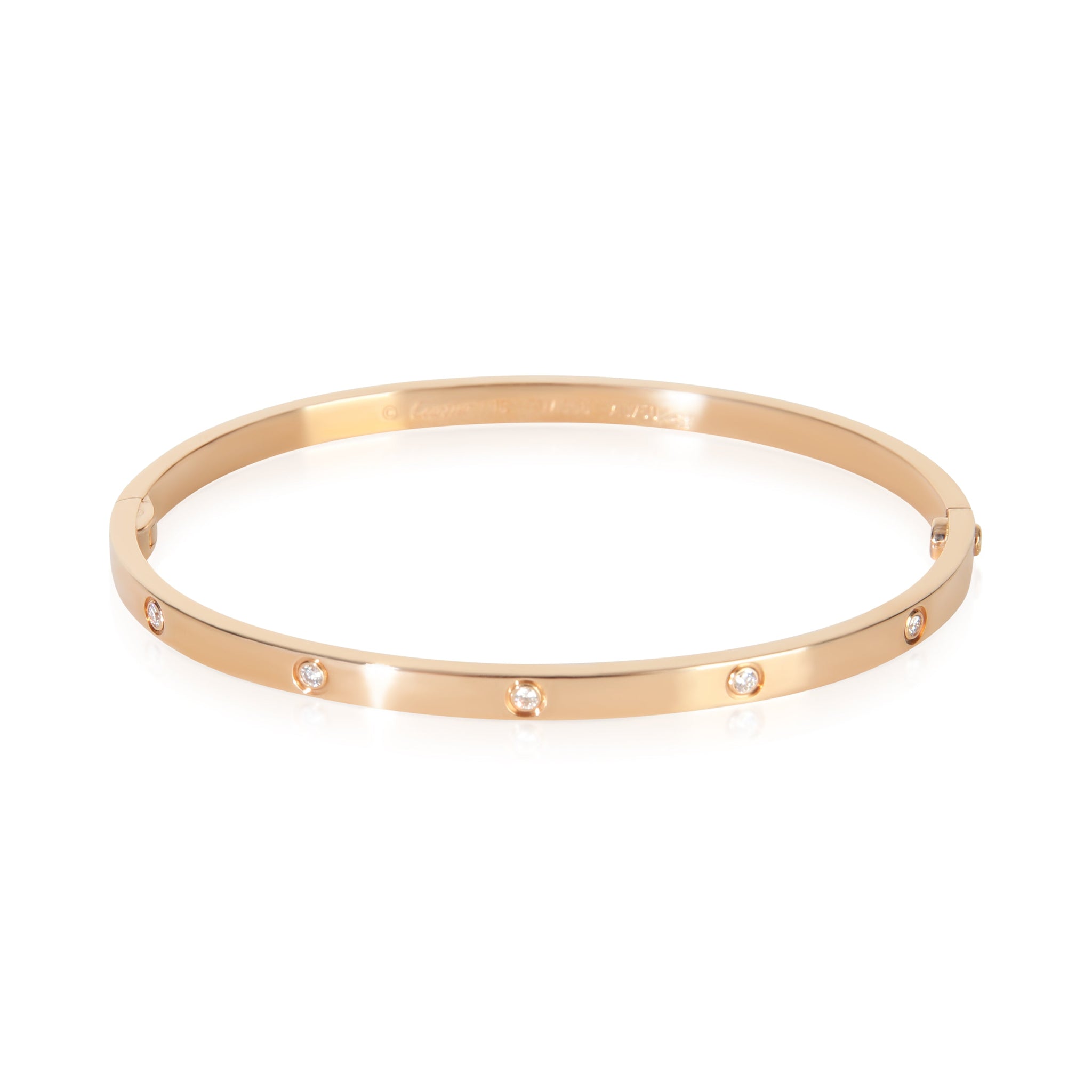 Rose Gold Diamond Small Model Love Bracelet