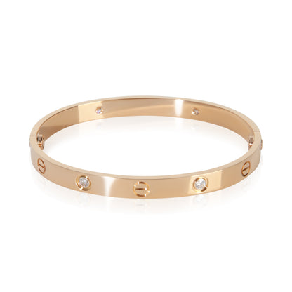 Rose Gold Diamond Love Bracelet
