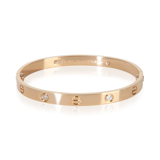 Rose Gold Diamond Love Bracelet