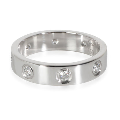 White Gold Diamond Small Model Love Ring