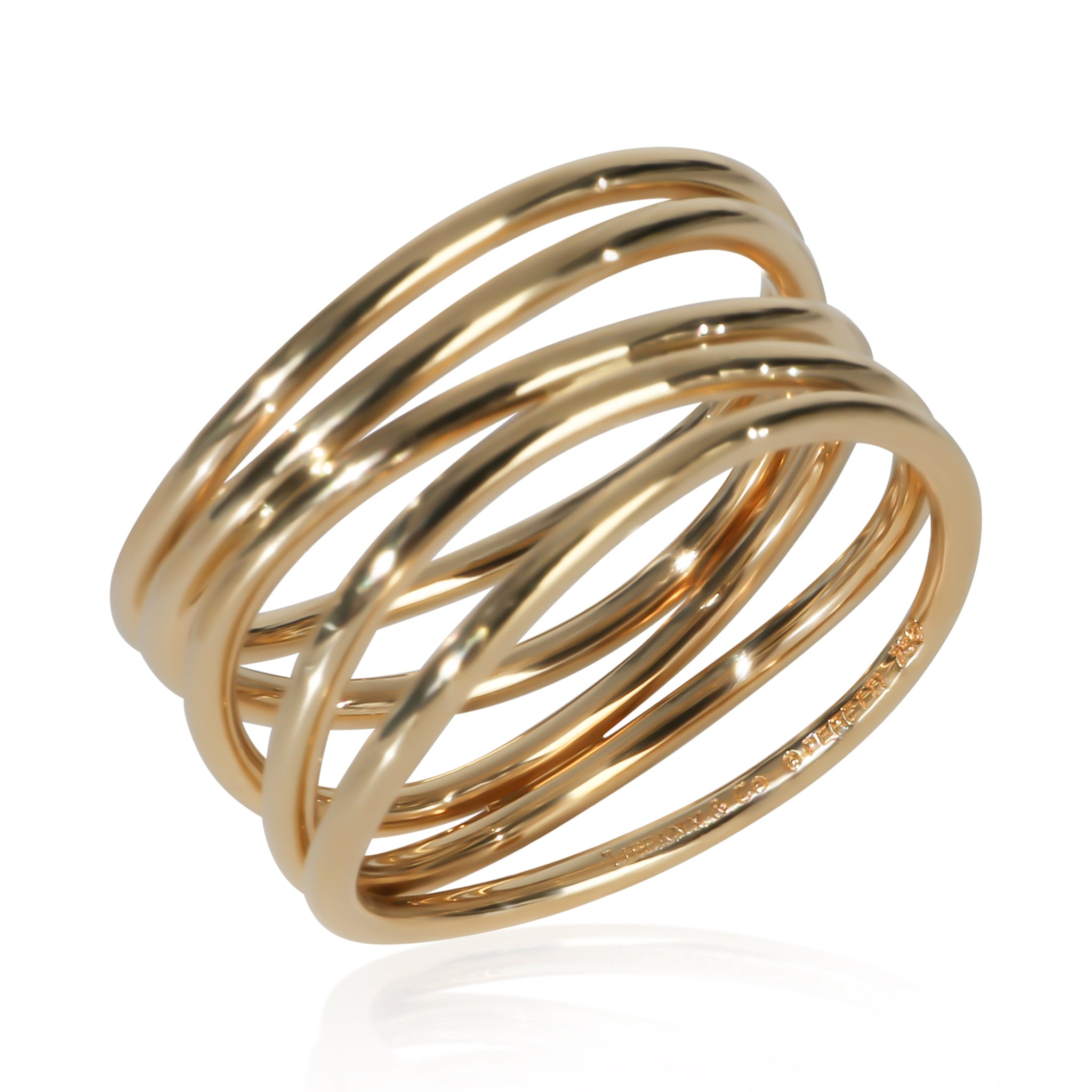 Yellow Gold  Elsa Peretti Wave Ring