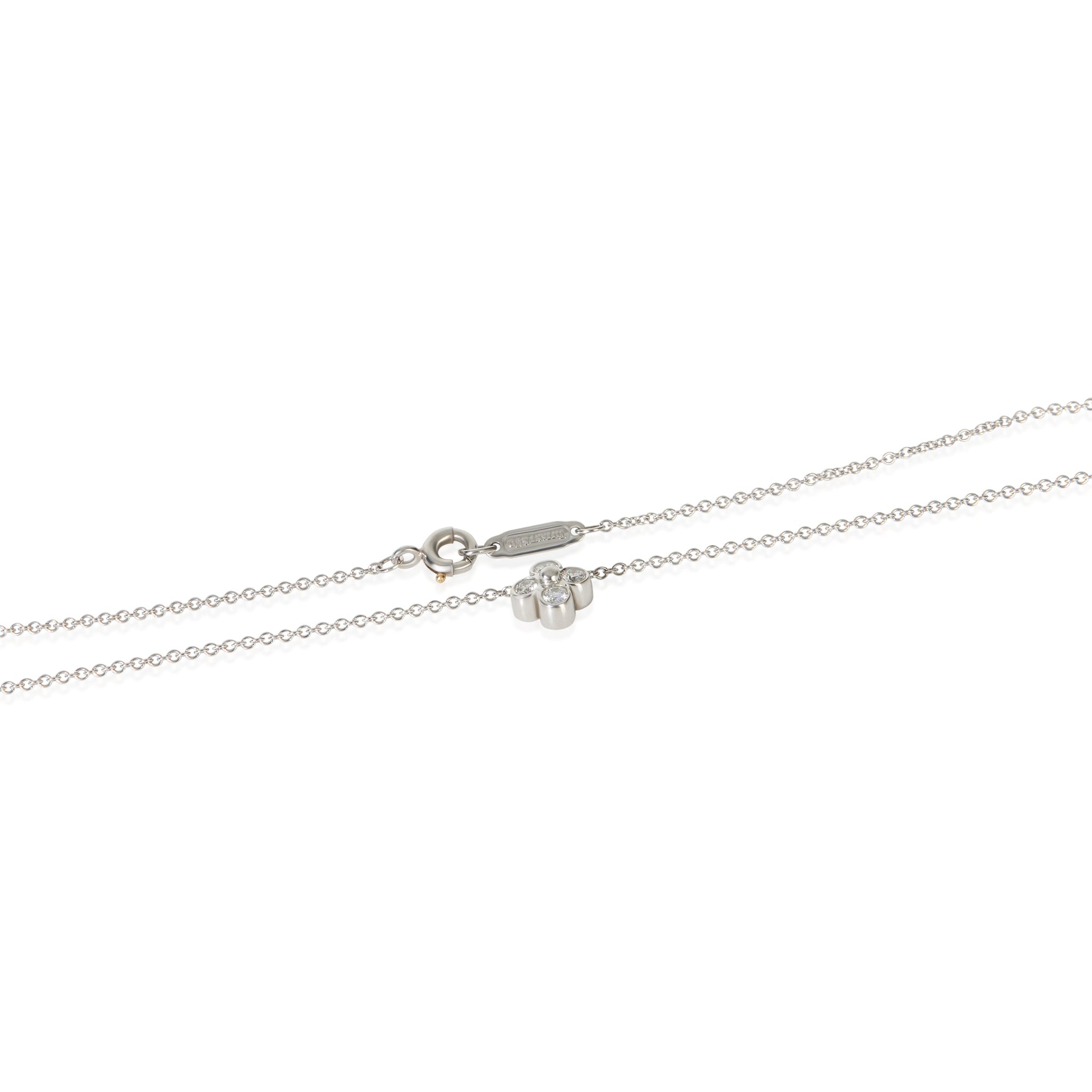 Platinum Diamond Lace Pendant