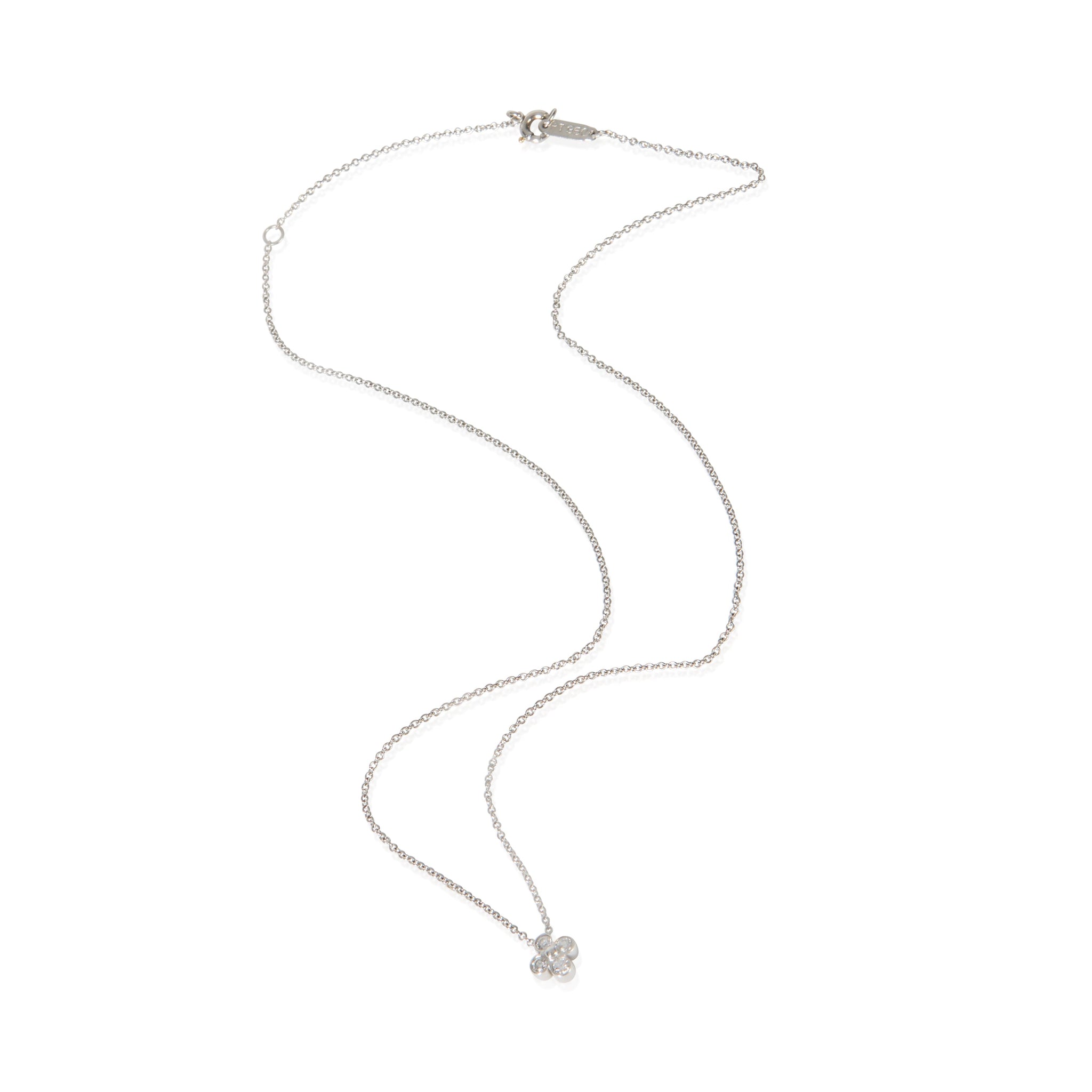 Platinum Diamond Lace Pendant