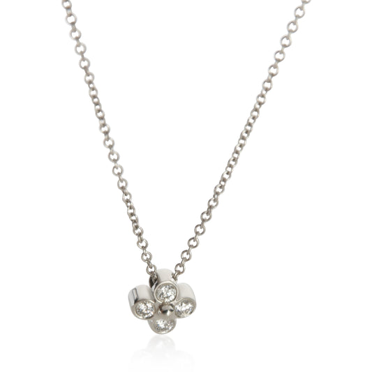 Platinum Diamond Lace Pendant