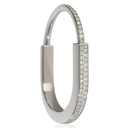 White Gold Diamond Lock Bracelet