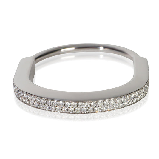 White Gold Diamond Lock Bracelet