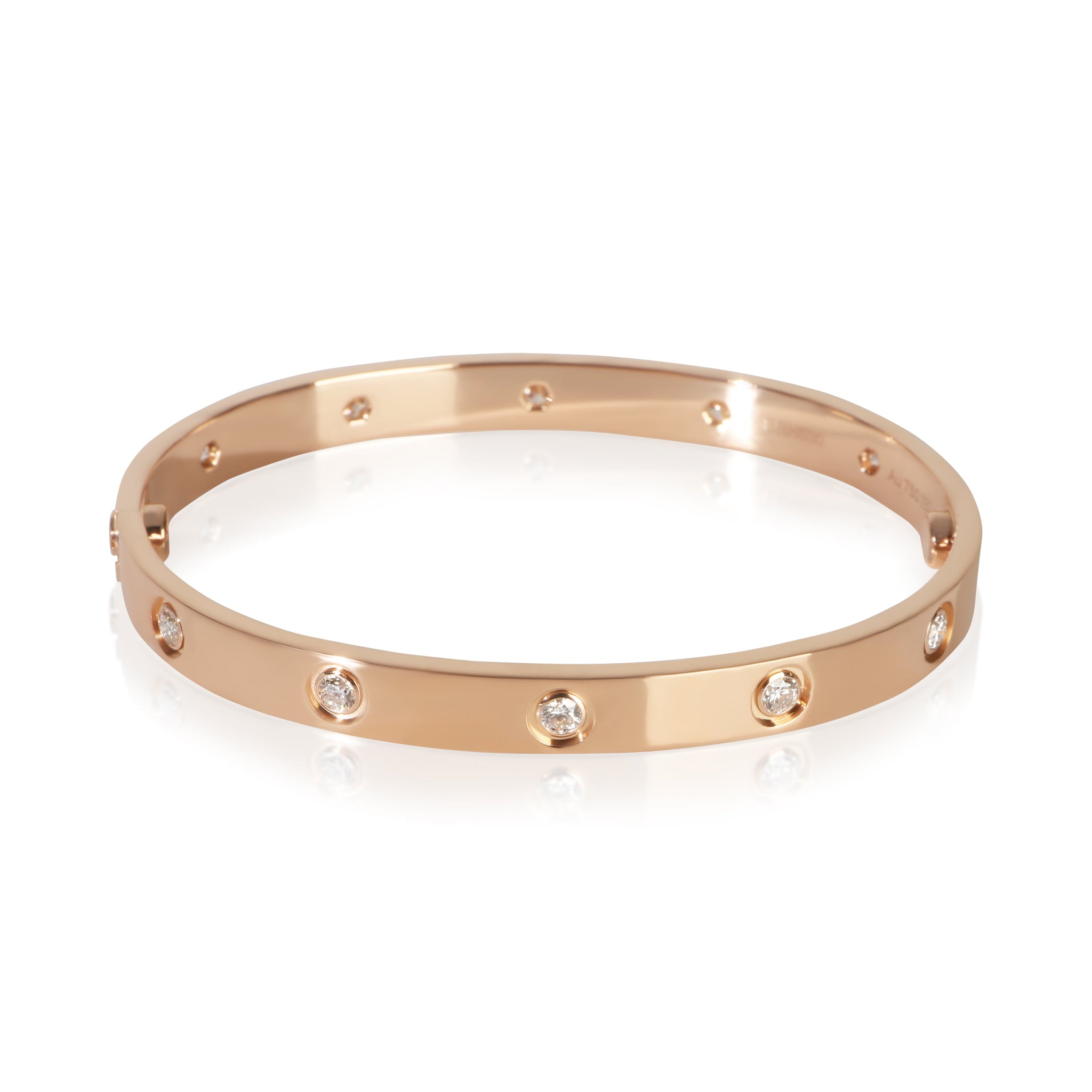 Rose Gold Diamond Love Bracelet