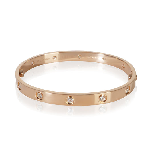 Rose Gold Diamond Love Bracelet