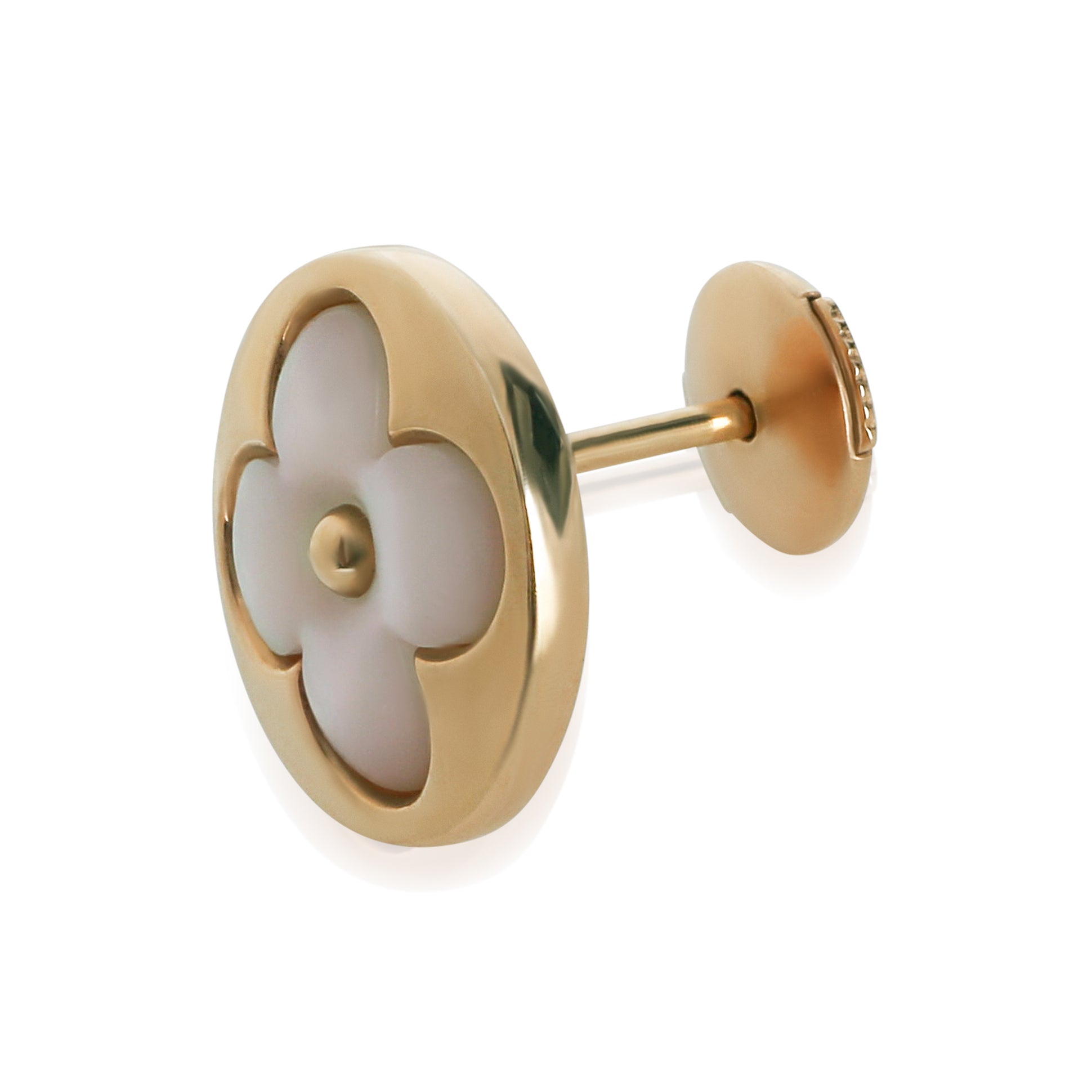 Rose Gold Mother Of Pearl Color Blossom BB Sun Single Earring