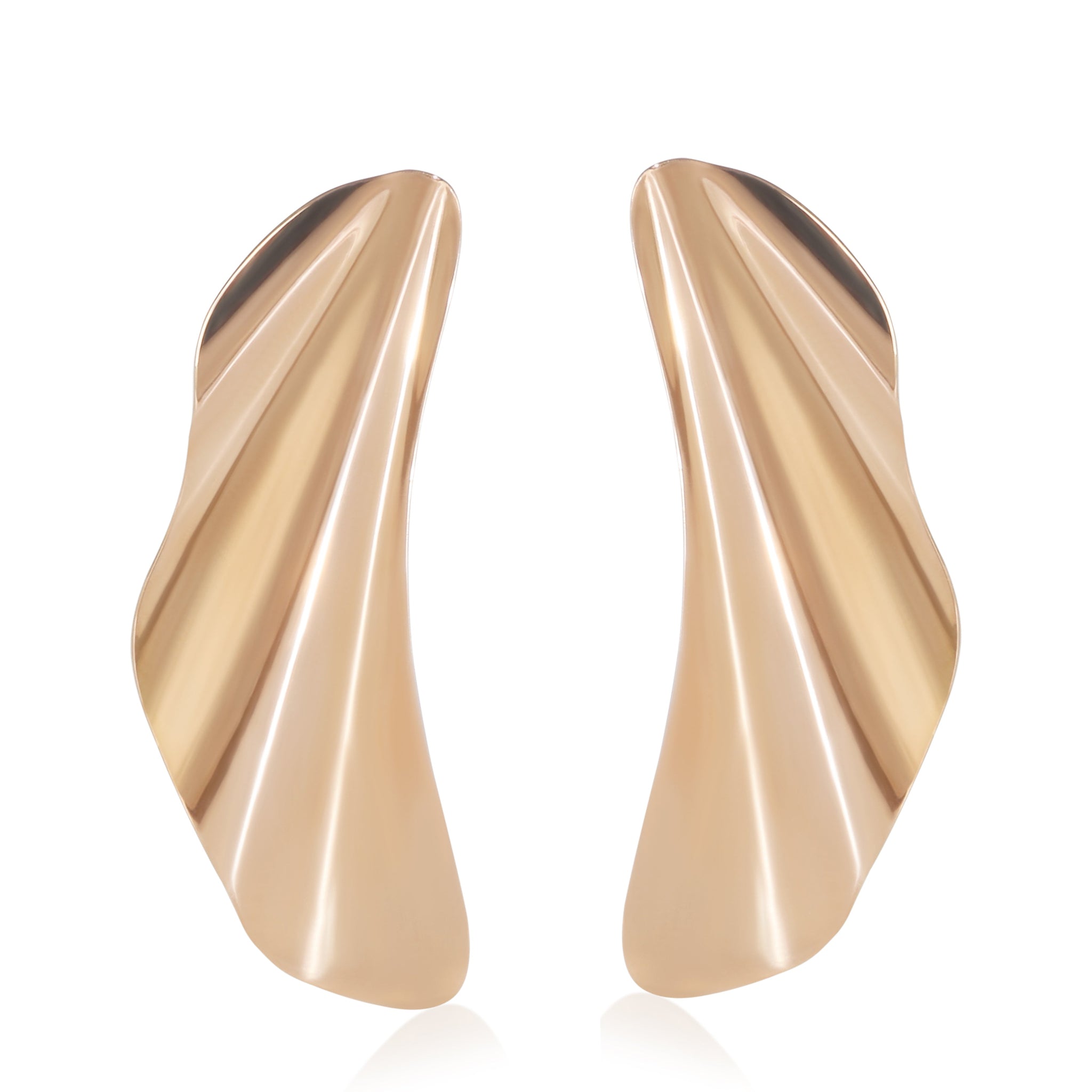 Rose Gold  Elsa Peretti Small Model High Tide Earrings