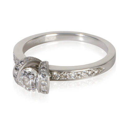 0.42 ct Round Brilliant Diamond Ribbon Engagement Ring
