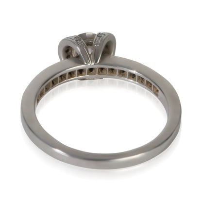0.42 ct Round Brilliant Diamond Ribbon Engagement Ring