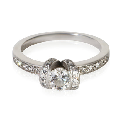0.42 ct Round Brilliant Diamond Ribbon Engagement Ring
