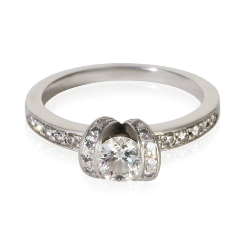 0.42 ct Round Brilliant Diamond Ribbon Engagement Ring