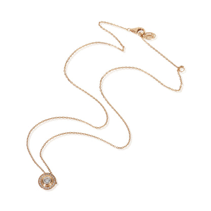 Rose Gold Diamond Damour Pendant